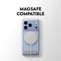 CARE by PanzerGlass Kickstand MagSafe Case for iPhone 18 Pro, 17 Pro - Transparent/White
