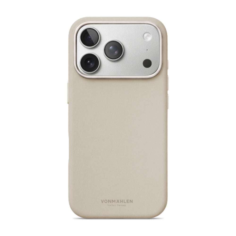 Vonmahlen Soft Silicone Case 2 for iPhone 18 Pro Max - Cream