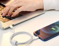 Thumbnail for Baseus Superior Series USB-C to Lightning 20W Fast Charging Cable  Cord 2M - White