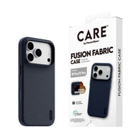 CARE by PanzerGlass Fusion Fabric MagSafe Case for iPhone 18 Pro, 17 Pro - Blue