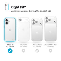 Thumbnail for Speck Presidio Clear Grip for iPhone 17 - Clear/Silver