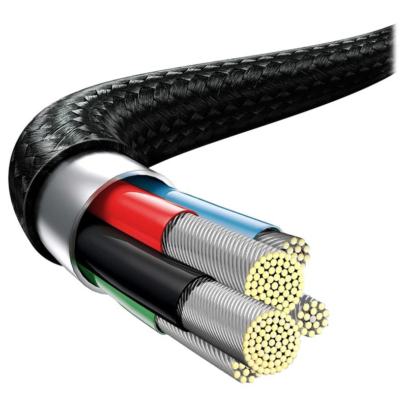 Baseus Rapid Series 20W USB-C 3 in 1 Fast Charging Cable 1.5m| (Lightning + USB-C + Micro)  - Black