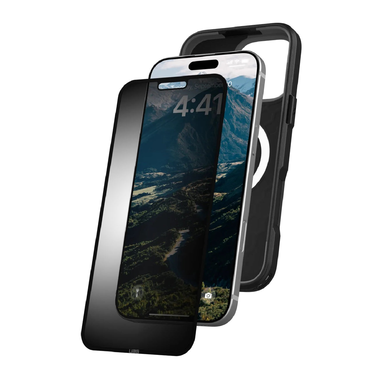 UAG Removable Privacy Screen Protector for Apple iPhone 16/ iPhone 15 (6.1")
