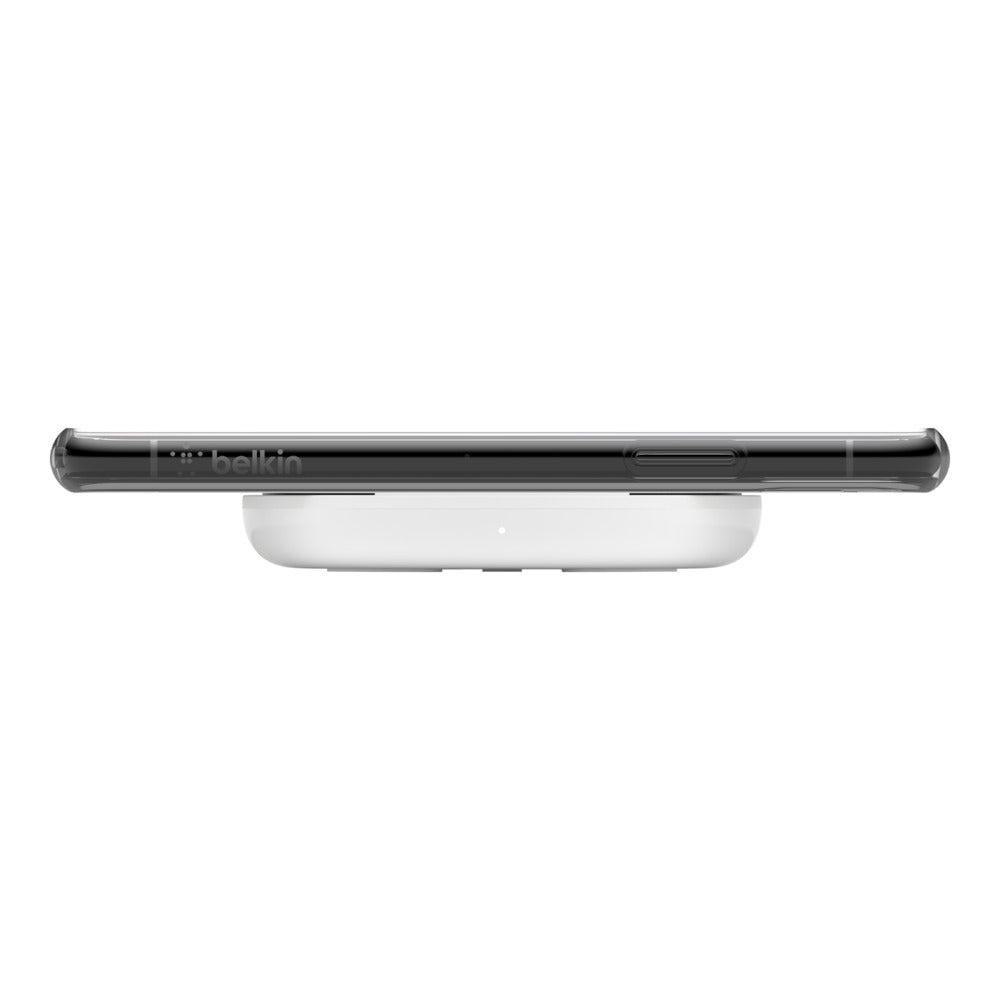 Belkin BoostCharge Wireless 15W Charging Pad Universally Compatible - White