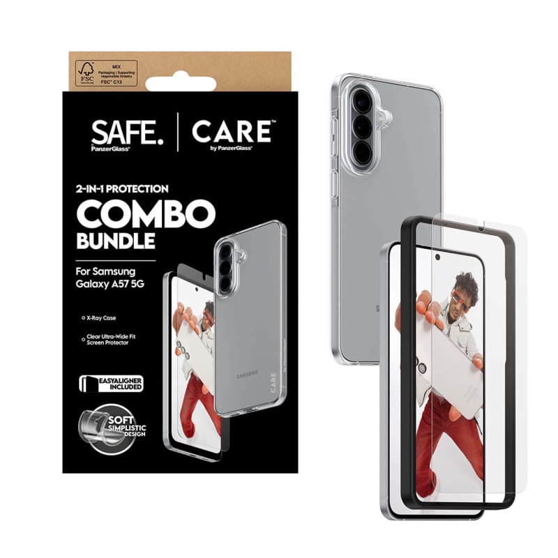 CARE by PanzerGlass 2-in-1 Bundle for Samsung Galaxy A57 5G - Clear