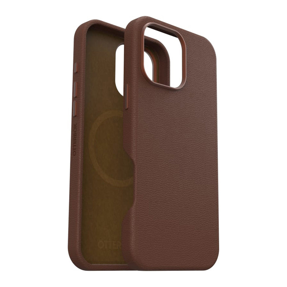 OtterBox Symmetry Cactus Leather Case for iPhone 16 Pro Max  - Brown