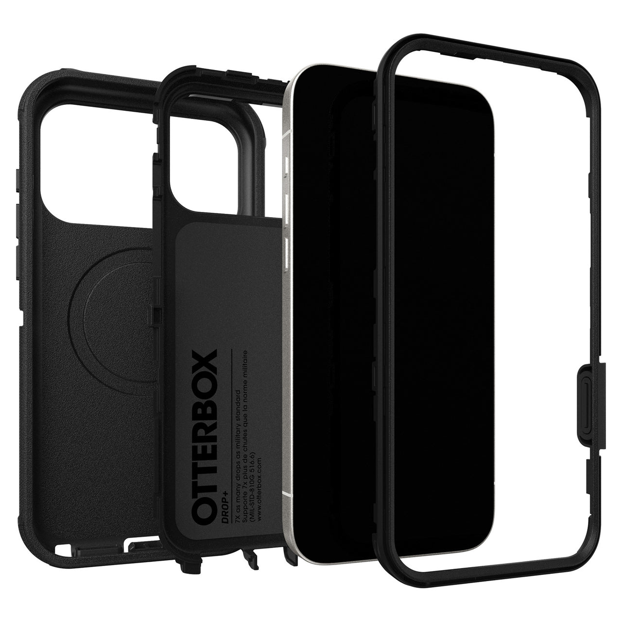 OtterBox Defender Pro MagSafe Case with Camera Control for iPhone 18 Pro Max/17 Pro Max - Black - Pro Pack