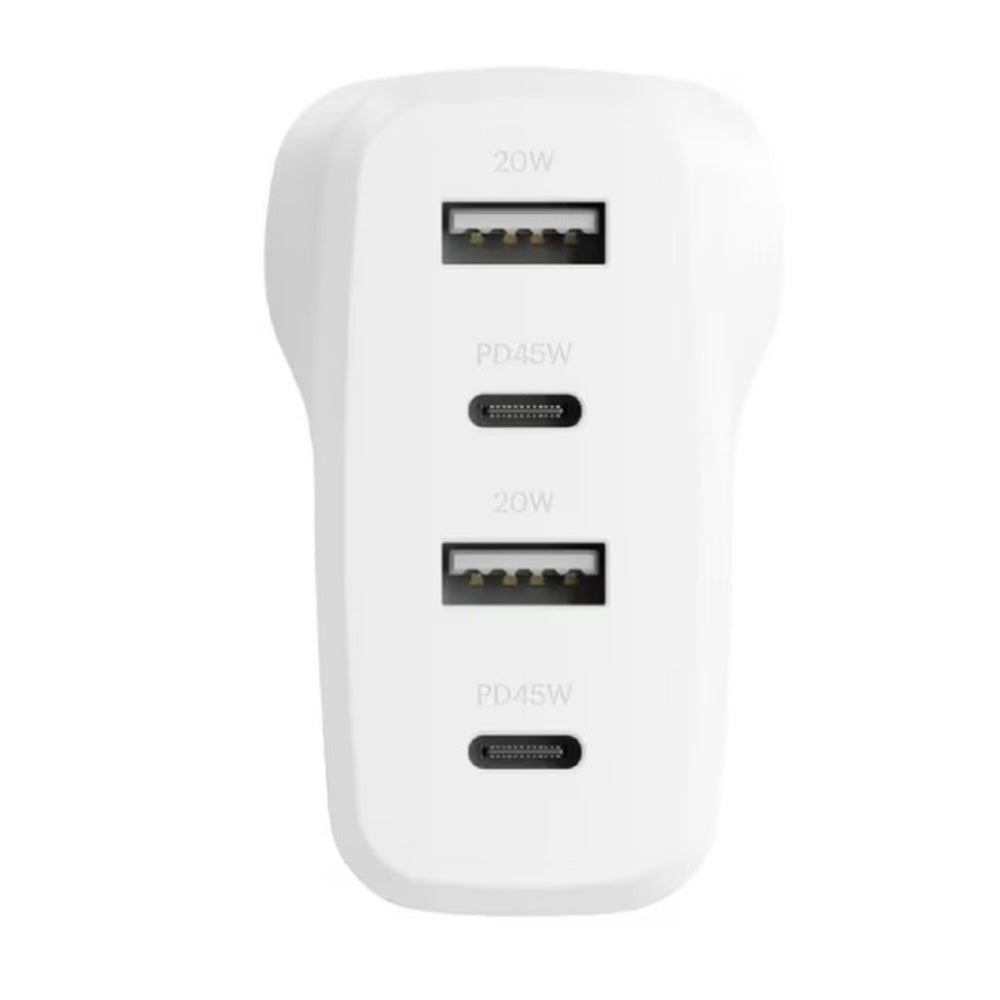 Cygnett PowerPlus 45W Multi-Port AC Charger - White