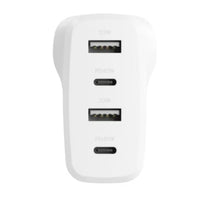 Thumbnail for Cygnett PowerPlus 45W Multi-Port AC Charger - White