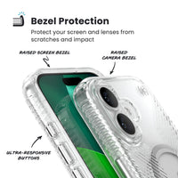 Thumbnail for Speck Presidio Clear Grip for iPhone 17 - Clear/Silver