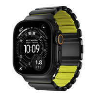 NOMAD Stratos for Apple Watch (49mm/ULTRA1&2) - Black/Volt