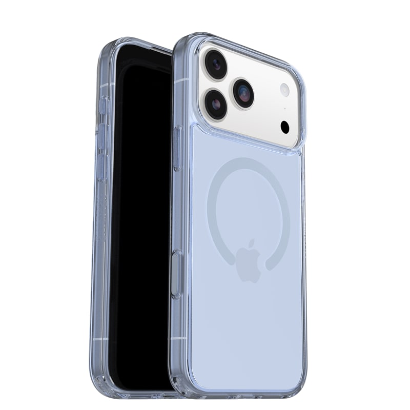 OtterBox Symmetry MagSafe Case with Camera Control for iPhone 17 Pro Max - Silver Glade Blue