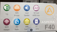 Thumbnail for Aspera F40 Flip Seniors 4G Phone Big Button - Black (Australian Stock)