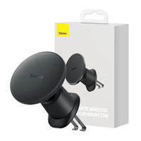 Thumbnail for Baseus CW01 Magnetic Wireless Charging Car Mount Air Vent 15W-Black