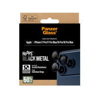 Thumbnail for PanzerGlass Hoops Lens Protector for iPhone 17 Pro/17 Pro Max- Black