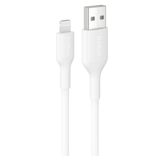 Belkin BoostCharge USB-A to Lightning Cable 2M Length - White