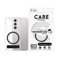 Thumbnail for PanzerGlass CARE Kickstand with Magsafe Case for Samsung Galaxy S25 Plus- Clear/Black
