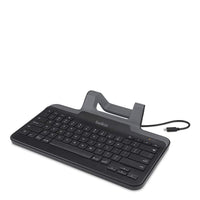 Thumbnail for Belkin Wired Tablet Keyboard for iPad with Stand & Lightning Connector - Black
