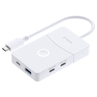 D-Link 5-in-1 USB-C Hub - White