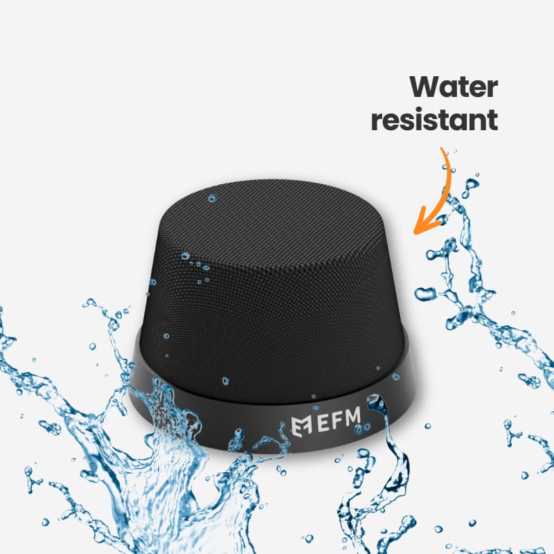 EFM Cloudbreak Mag Bluetooth Speakers Twin Pack with MagSafe Compatibility - Black