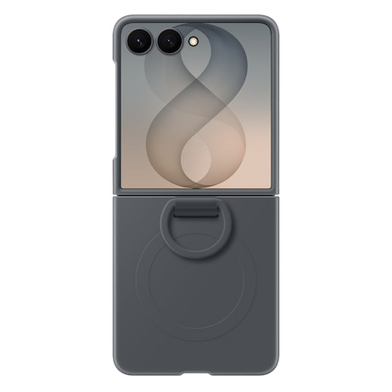 Samsung Silicone Ring Magnet Case for Galaxy Z Flip8 - Graphite