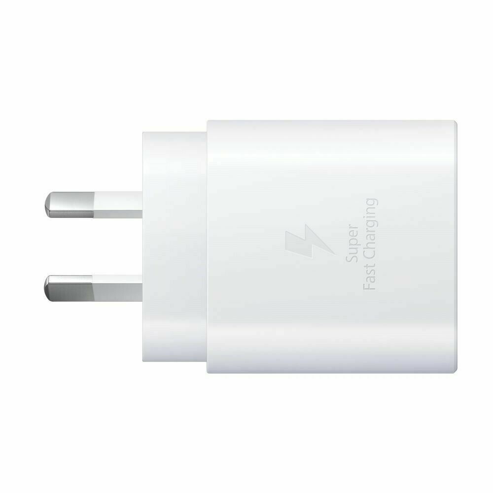 Samsung USB-C 25W Fast Charging AC Wall Adapter (No Cable) - White