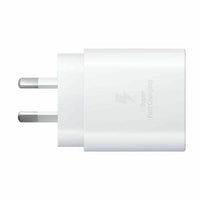 Thumbnail for Samsung USB-C 25W Fast Charging AC Wall Adapter (No Cable) - White