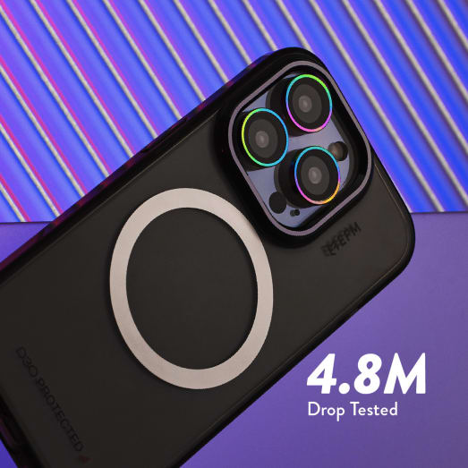 EFM Volta Case Armour with D3O BIO for iPhone 15 Pro Max - Black