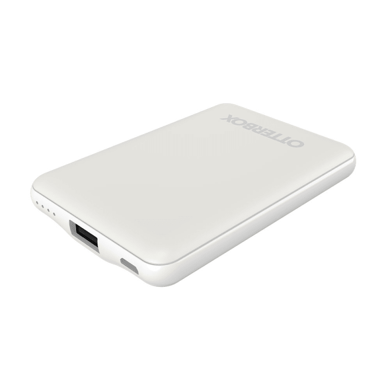 OtterBox 5,000mAh Power Bank With 3-in-1 Cable - White