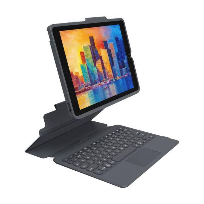 ZAGG Keyboard Pro Keys for iPad 10.2 (9th/8th/7th Gen) with Trackpad Keyboard Case