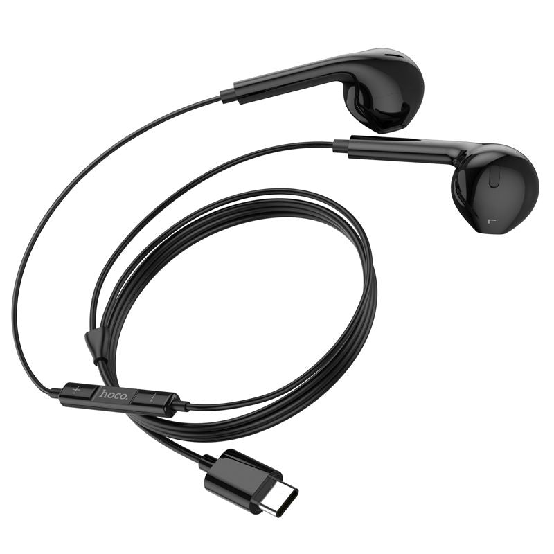 Hoco M101 Crystal USB-C Handsfree - Black