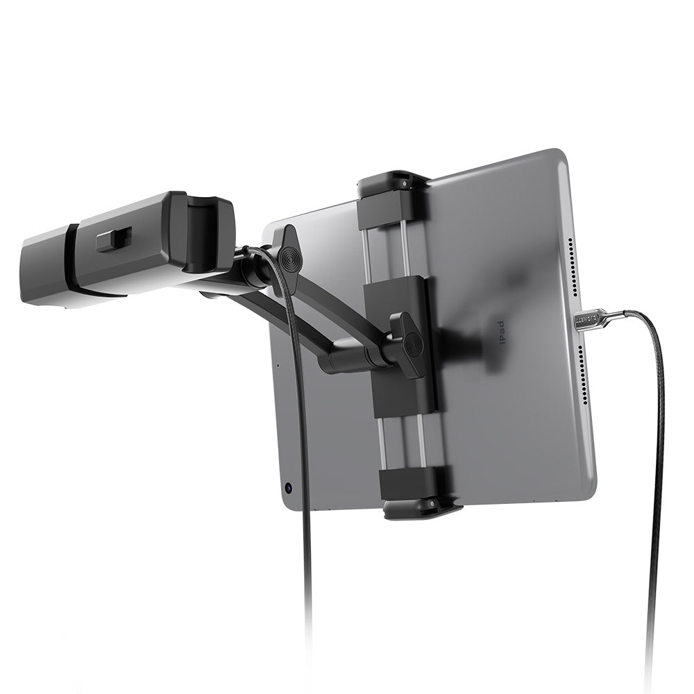 Cygnett CarGO III Pro Adjustable Car Headrest Tablet Mount with USB Ports for 7-11.9"