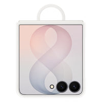 Samsung Silicone Ring Magnet Case for Galaxy Z Flip8 - Cream
