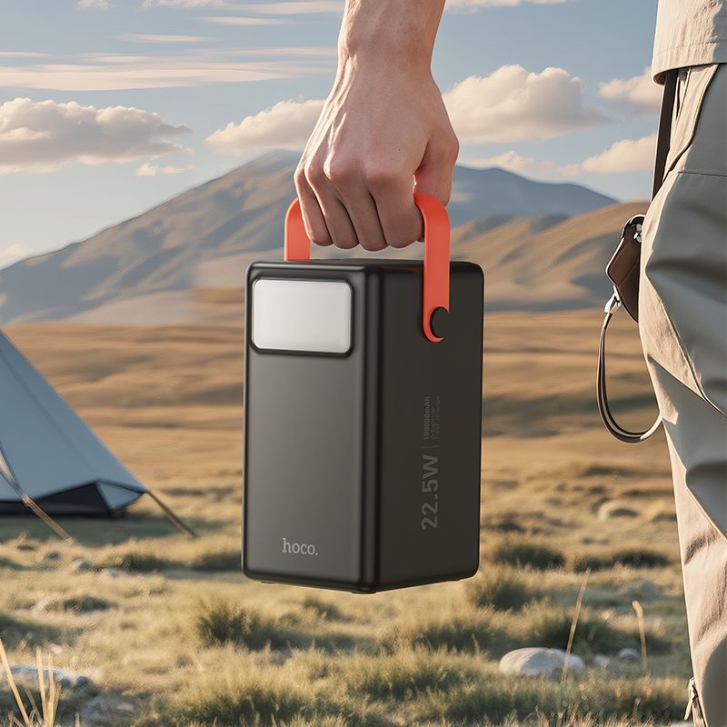 Hoco J142 22.5W + PD 20W 100000mAh Power Bank - Black
