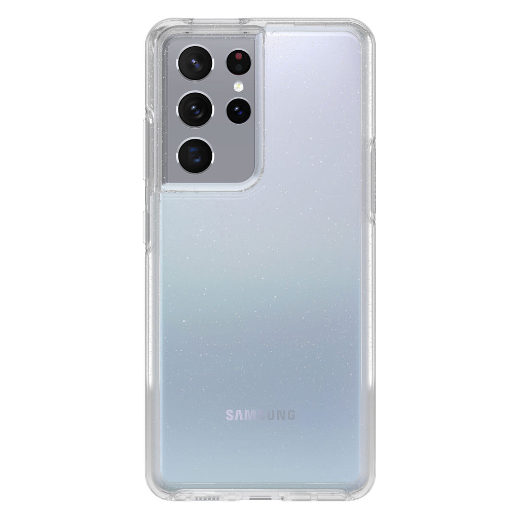 OtterBox Symmetry Series Clear Case for Galaxy S21 Ultra 5G - Clear Glitter