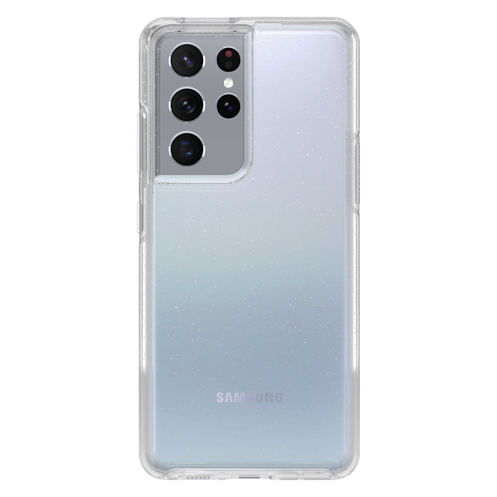 OtterBox Symmetry Series Clear Case for Galaxy S21 Ultra 5G - Clear Glitter