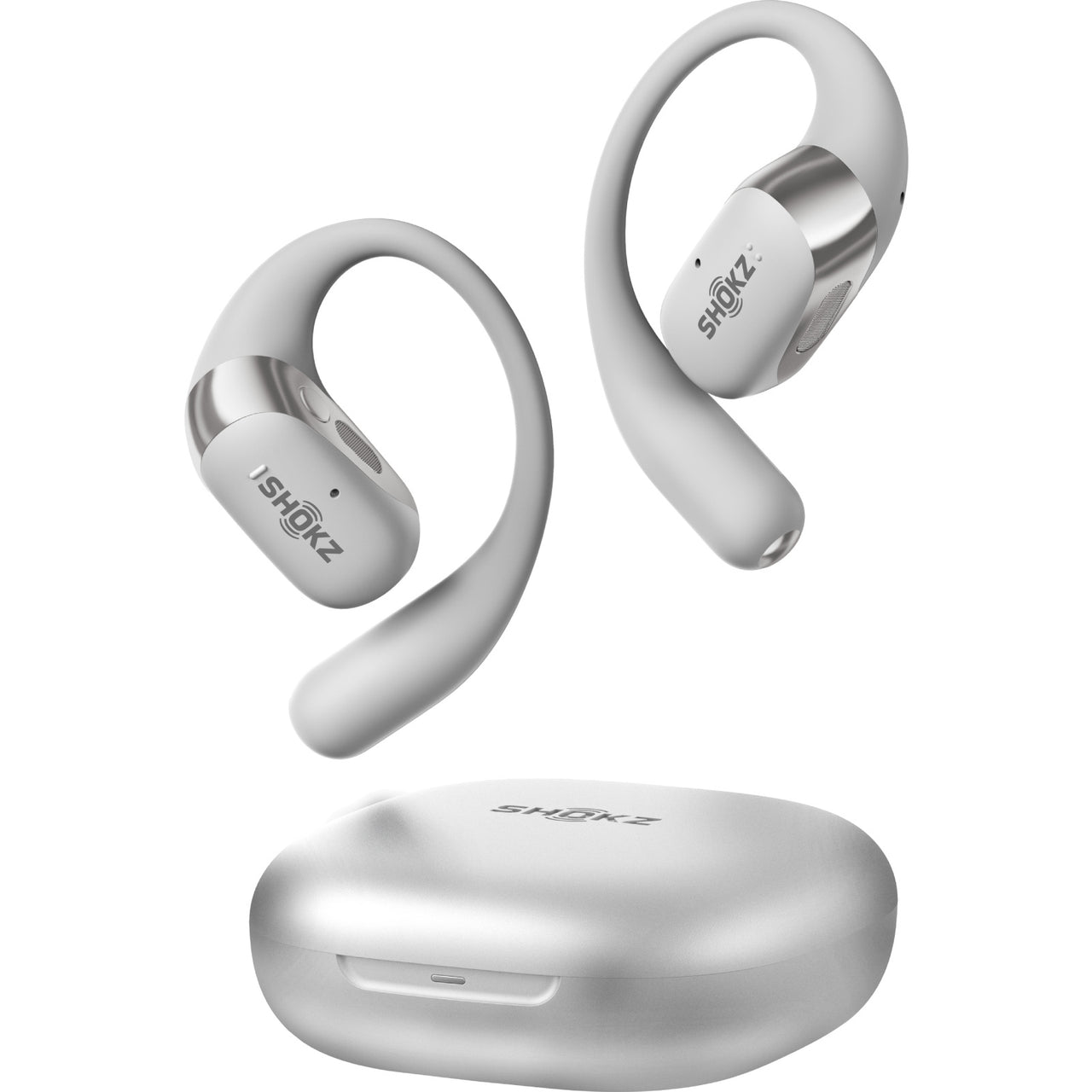SHOKZ OpenFit 2+ True Wireless Open-Ear Headphones- Gray