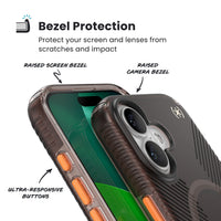 Thumbnail for Speck Presidio Lux Grip for iPhone 17 - Shade/Orng