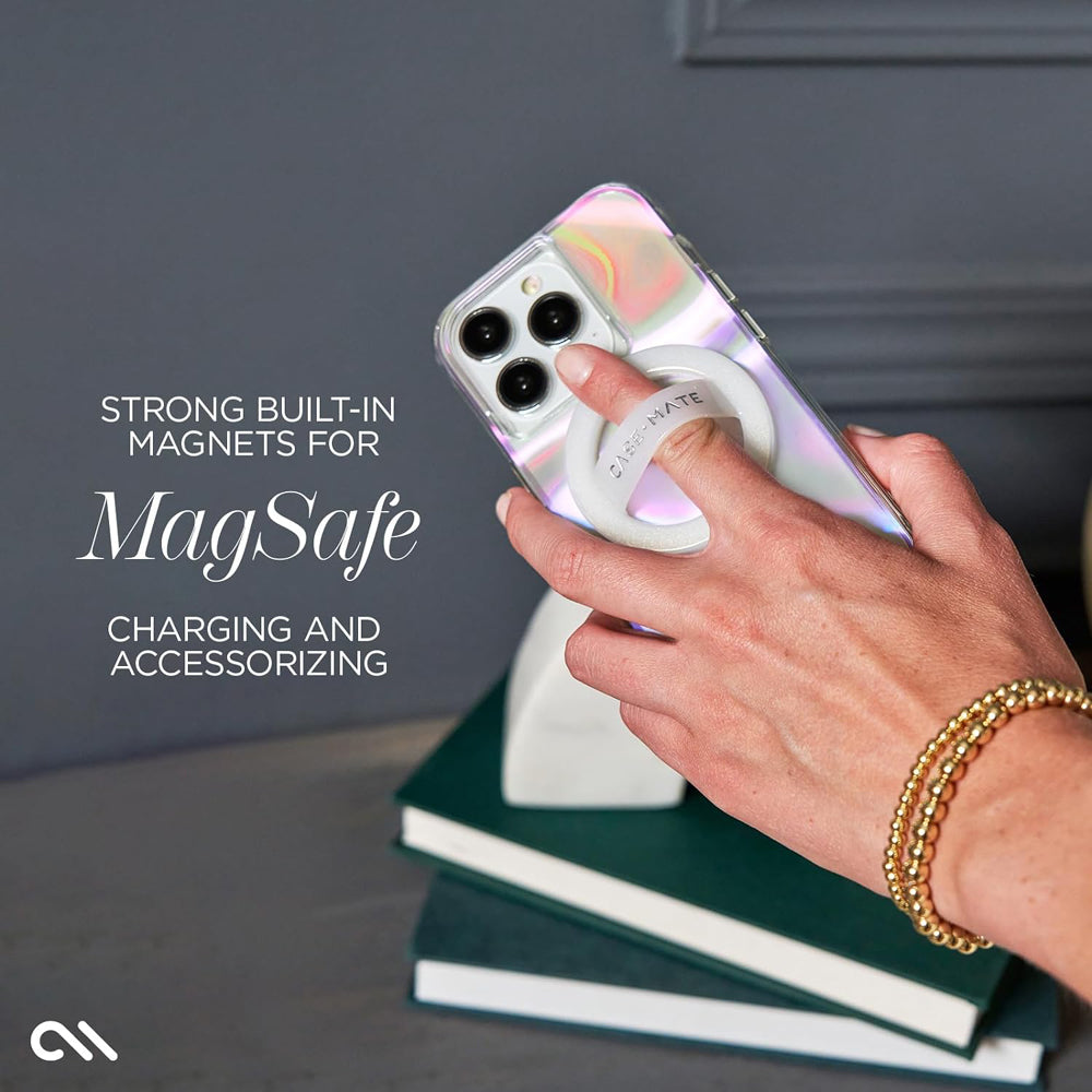 Case-Mate Soap Bubble MagSafe Case For iPhone 15 Pro Max - Iridescent