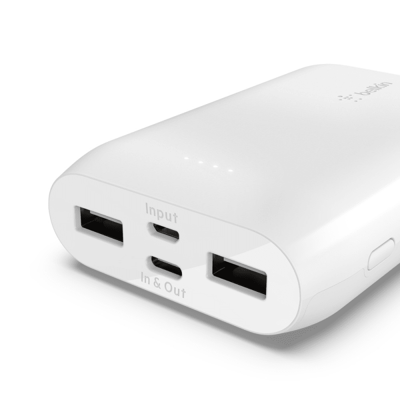 Belkin Boostcharge Power Bank 10k Universally Compatible - White