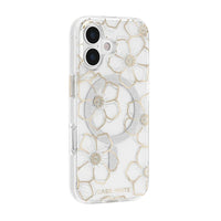 Thumbnail for Case-Mate Floral Gems MagSafe Case For Apple iPhone 17- Gold