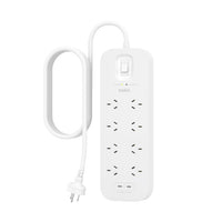 Thumbnail for Belkin Connect 8Outlet Surge Protector with Dual USB-C 30W-White