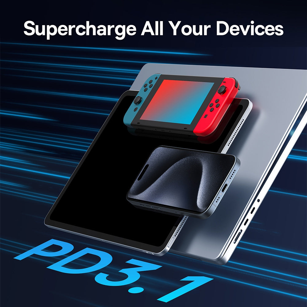 Baseus Flash Series 2 USB4 Data Cable Type-C to Type-C 240W for iPhone 15 / 16 / 17 Series - Black