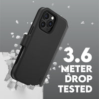 Thumbnail for Panzerglass CARE Tango Wallet Case for iPhone 16 Pro Max - Black