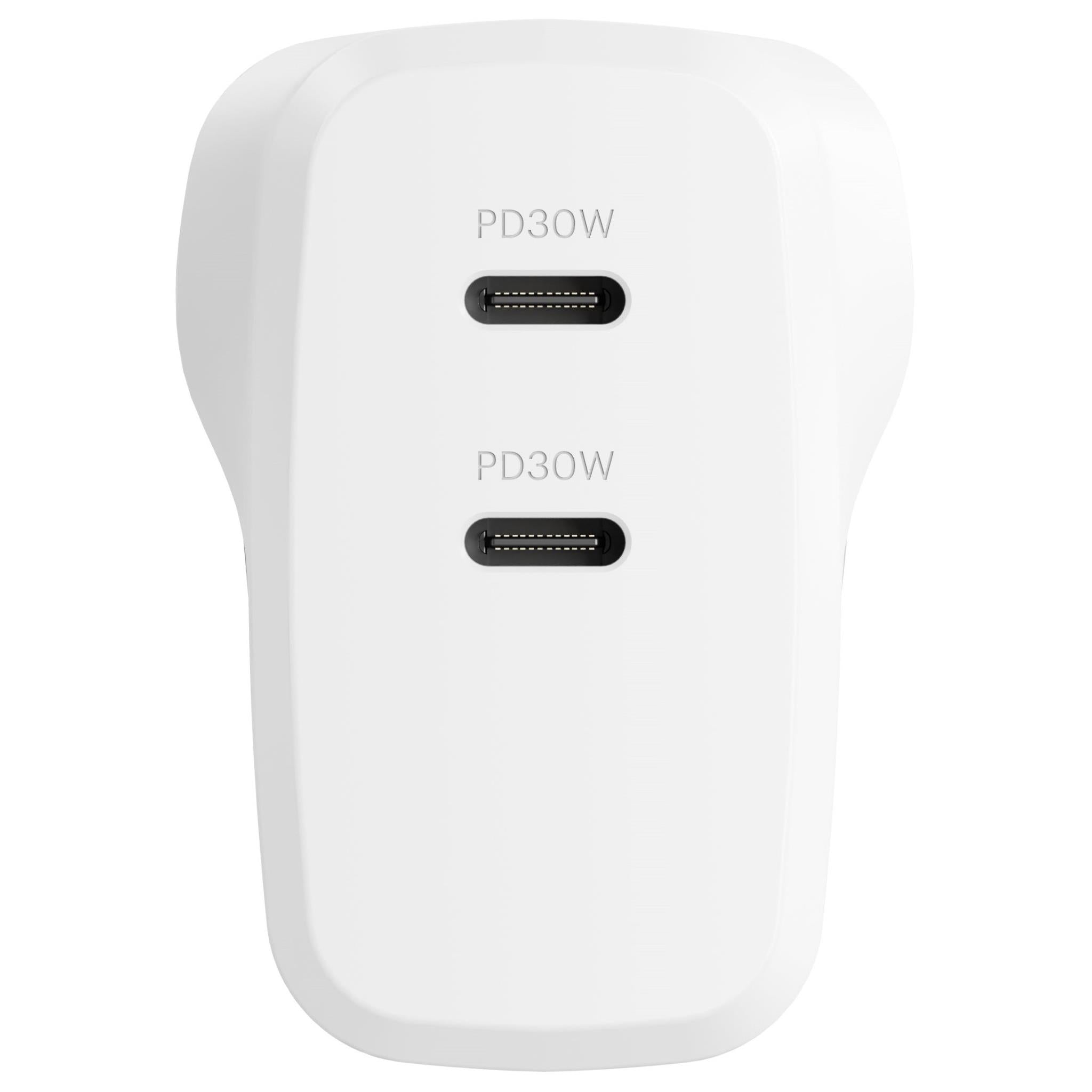 Cygnett PowerPlus 60W Dual Port Wall Charger - White