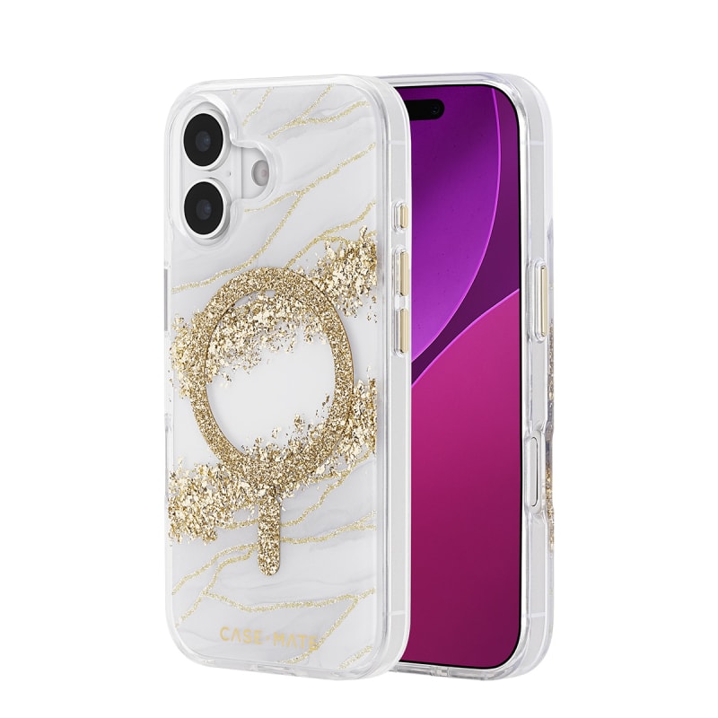 Case-Mate Karat Granite MagSafe Case for Apple iPhone 17- Gold