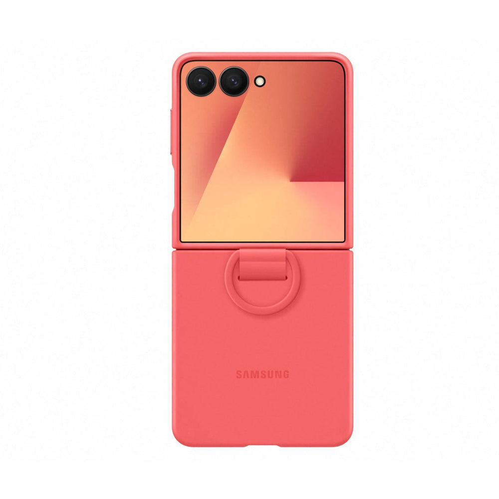 Samsung Silicone Ring Case for Galaxy Flip 7 - Red