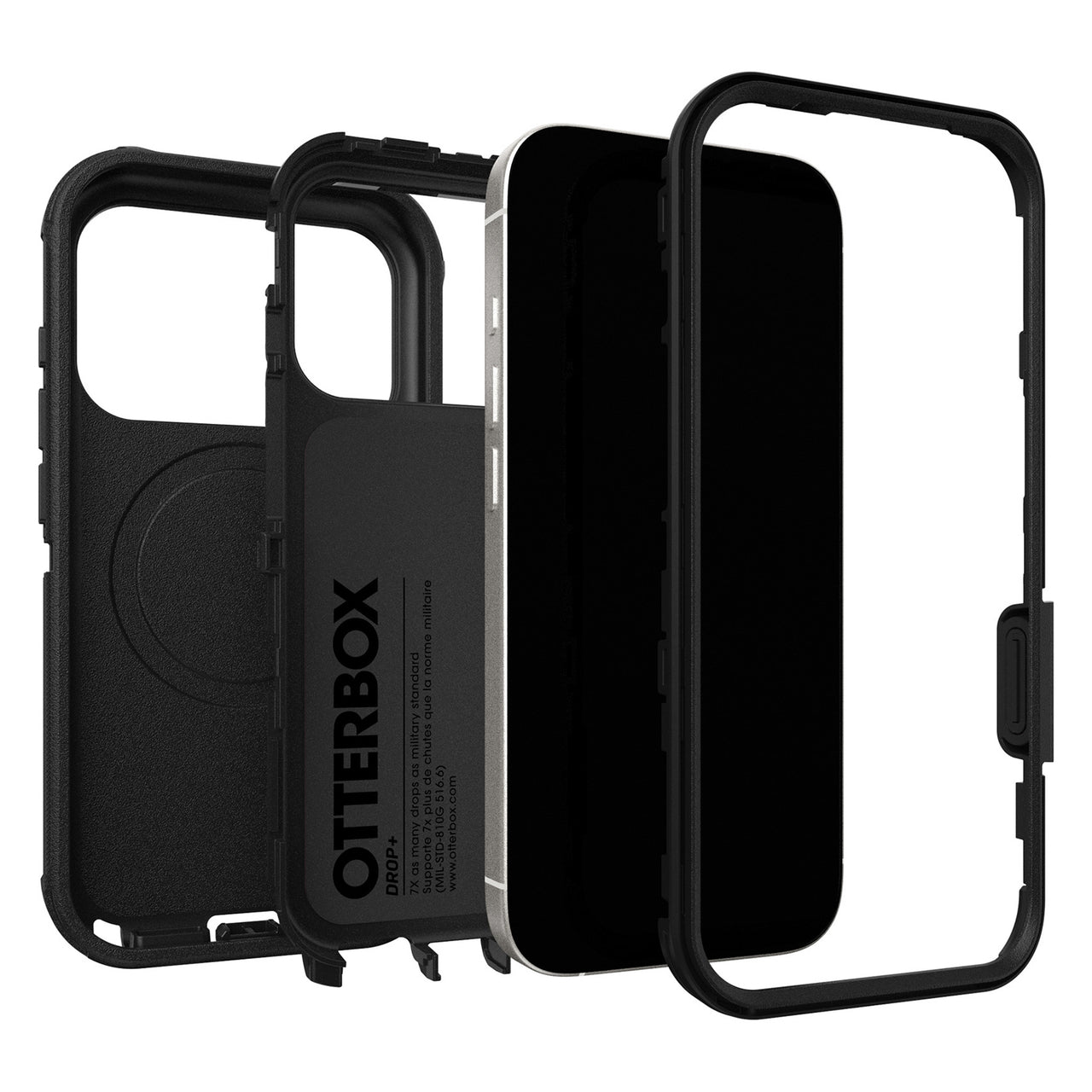 OtterBox Defender Pro MagSafe Case with Camera Control for iPhone 18 Pro/17 Pro - Black - Pro Pack