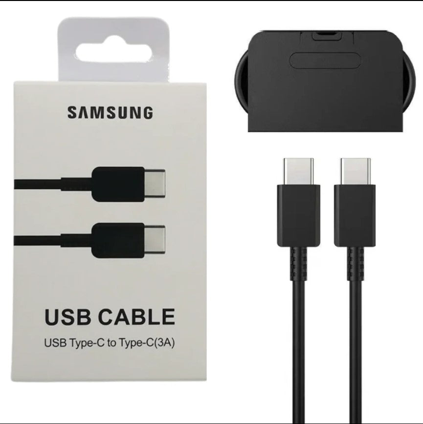 Samsung USB-C to USB-C cable - Black  RETAIL PACK (All Samsung USB-C Phones and Tablets)