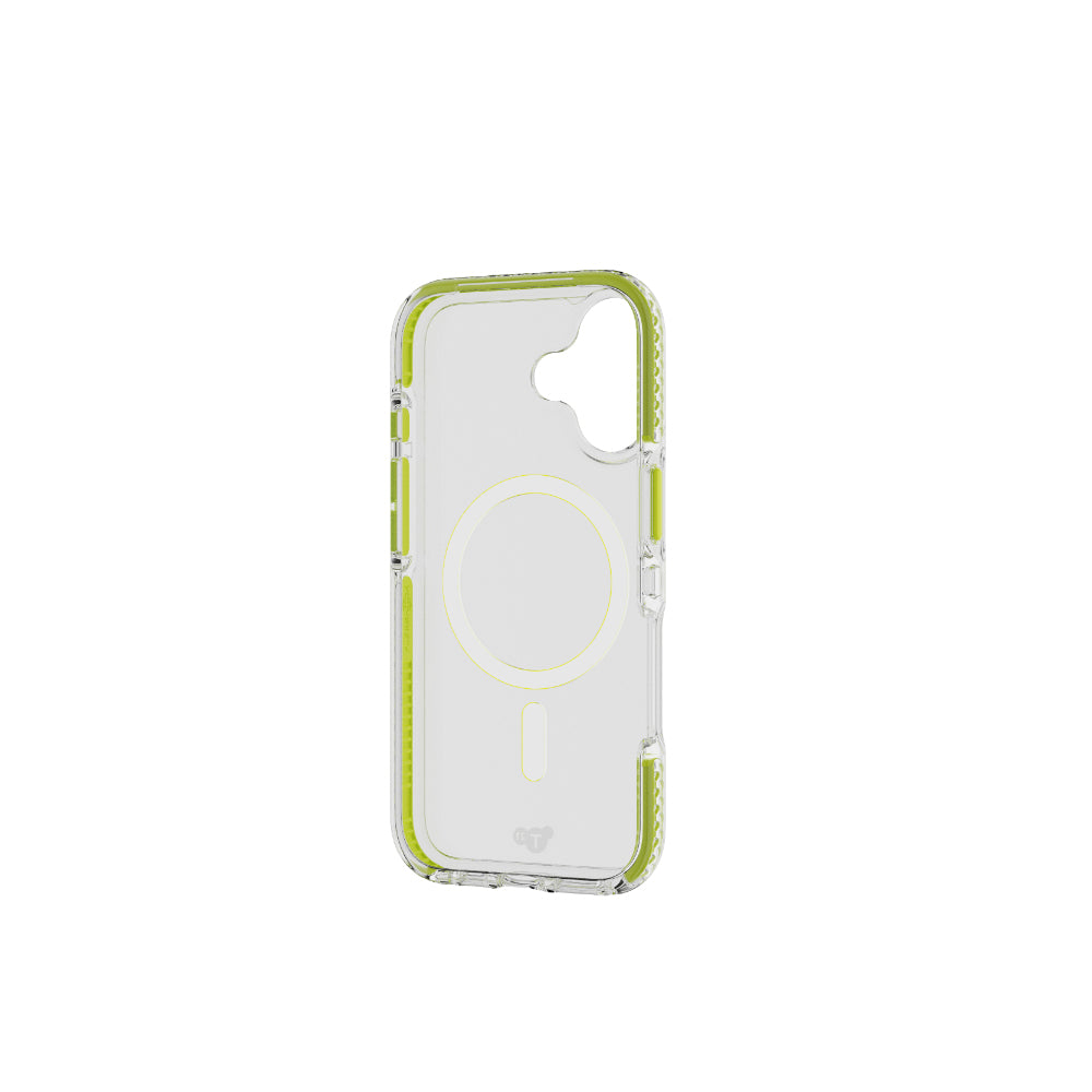 Tech21 EvoCrystal MagSafe Case for iPhone 17 - Clear/Green